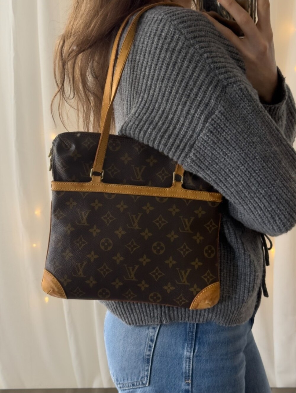 Vintage 2000's Louis Vuitton Monogram Coussin GM Shoulder Bag